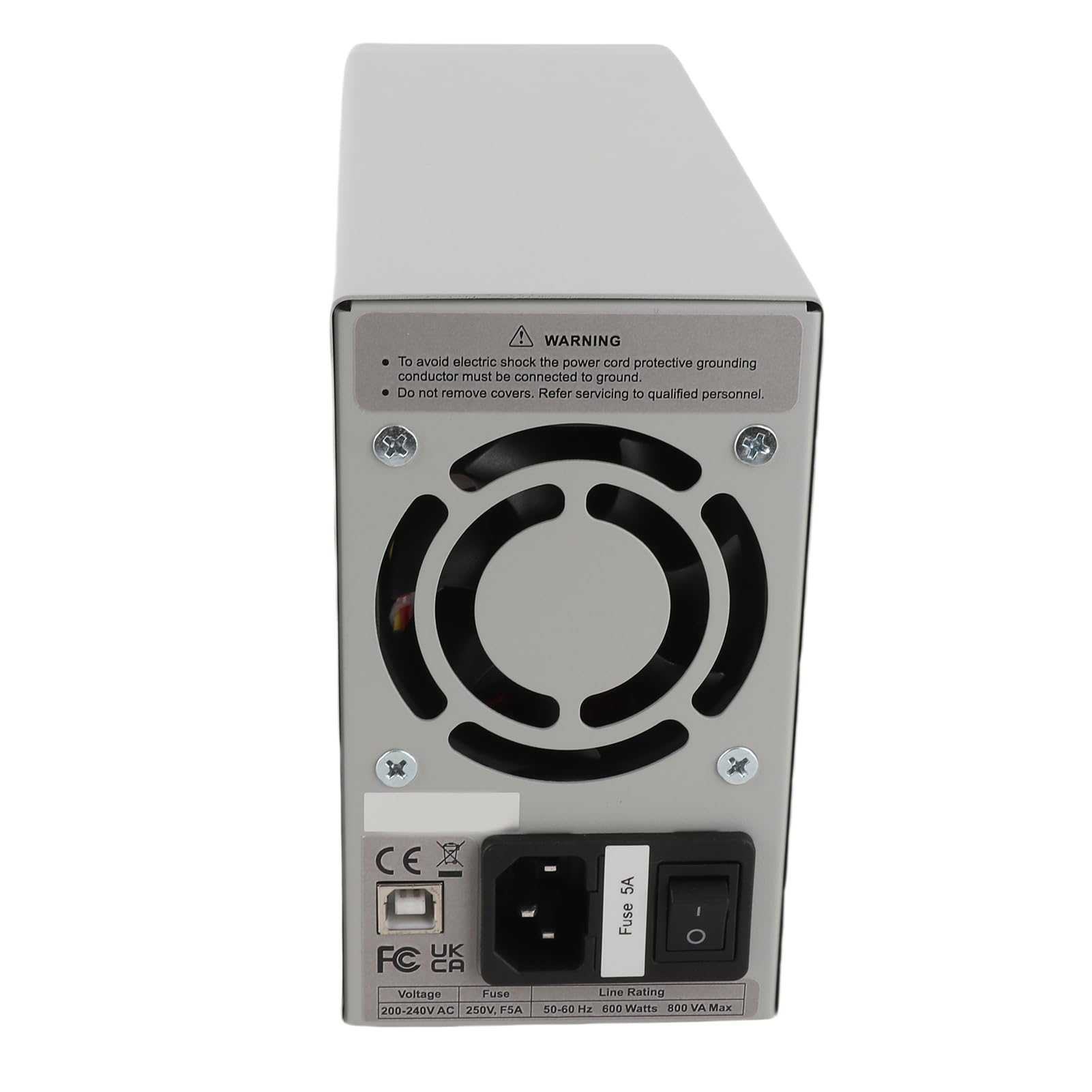 Fafeicy Alimentatore CC Regolabile 300 W Risoluzione 0,1% ± 30 MV con LCD TFT da 2,8 per Banco di Lavoro da Laboratorio, Uscita Programmabile a Potenza Costante Ricarica USB, Protezione