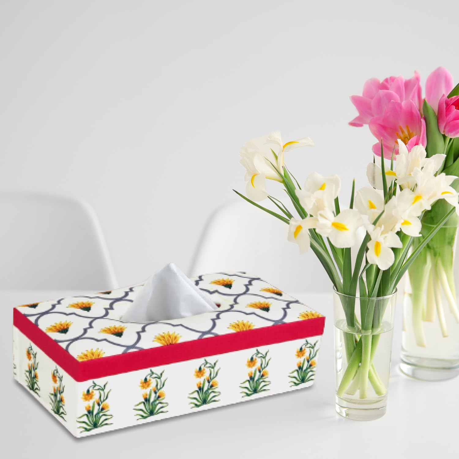 Stylish Tissue Box Holder - Handcrafted & Elegant -12