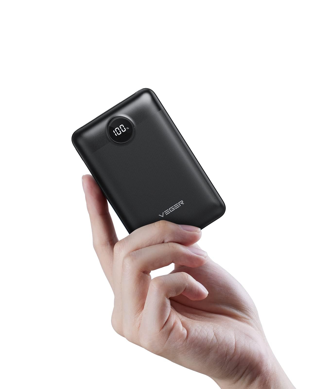 VEGER Batterie Externe 20000mAh, 22.5W Chargeur Portable avec Charge Rapide PD/QC 3.0 et Affichage LED, USB C Power Bank compacte, Compatible avec iPhone/iPad/Android/Huawei/Xiaomi, Veste Chauffante