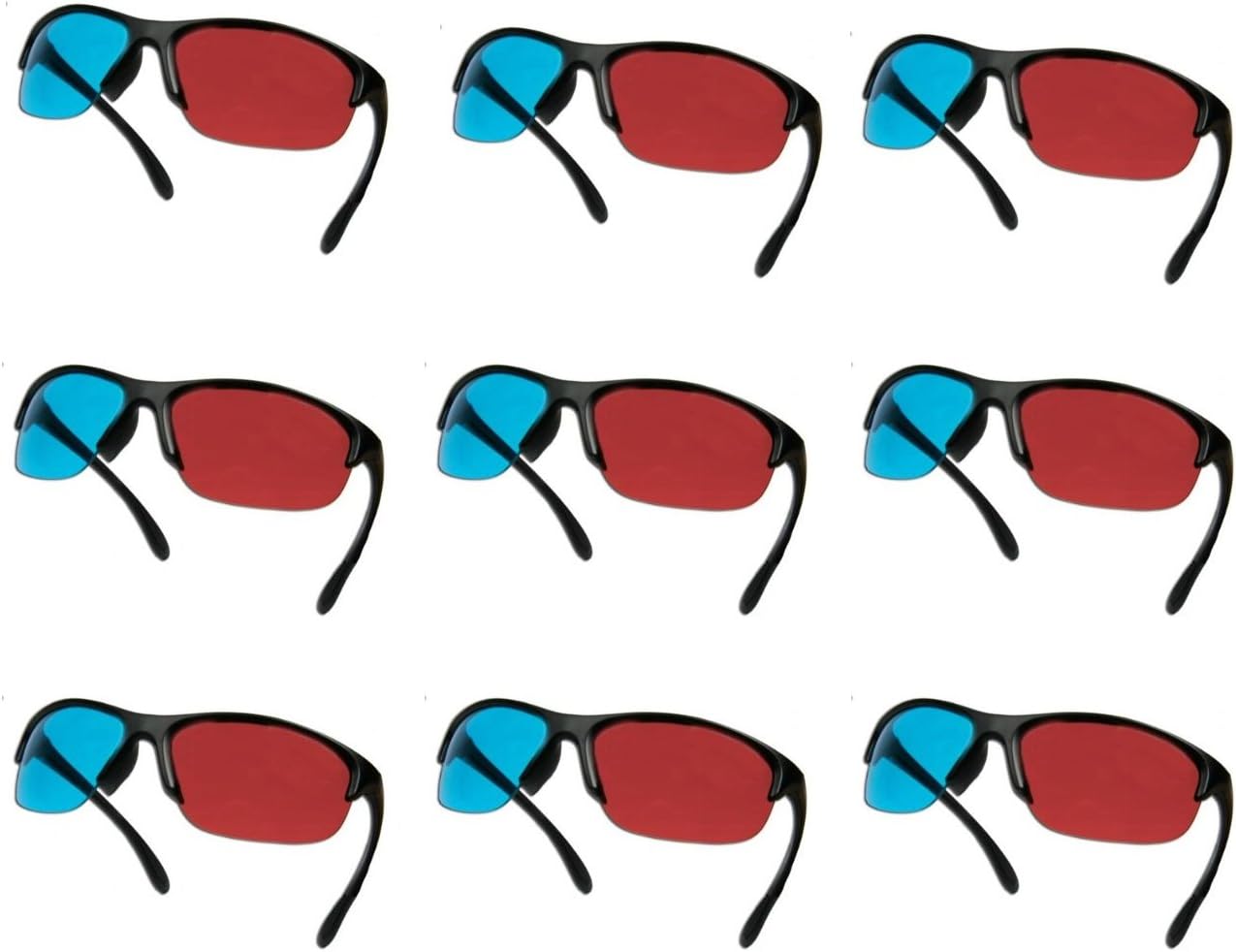 Pro Gen X 3D Glasses Party Pack-9 Pair