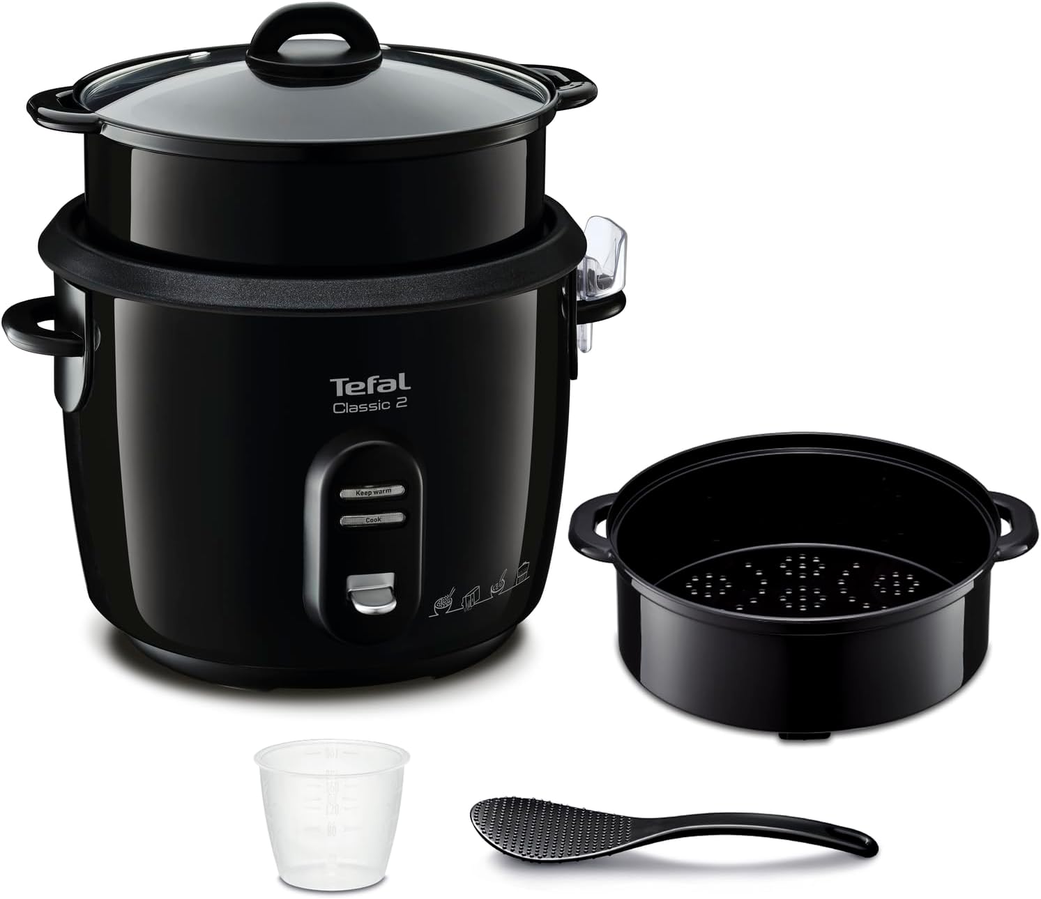 Tefal Classic 2 Cuiseur à riz, 5 L, 1,5 kg de riz, Automatique
