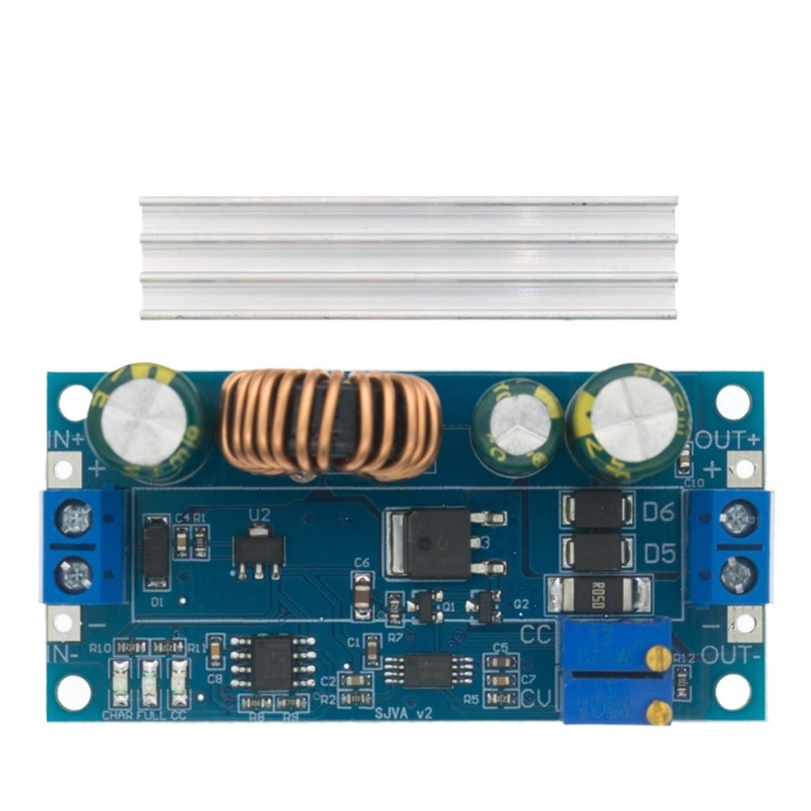 10 Uds CC CV Ajustable 3A 35W DC 5-30V a DC 0,5-30V Reductor convertidor Buck Boost módulo de Fuente de alimentación regulador de Voltaje XY-SJVA