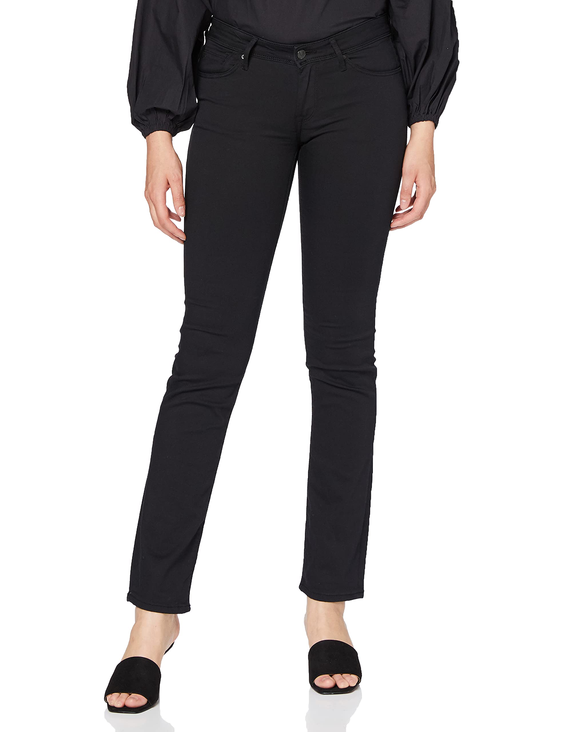 MaviWomen's Olivia Rinse Majorca Str Straight-Cut Jeans
