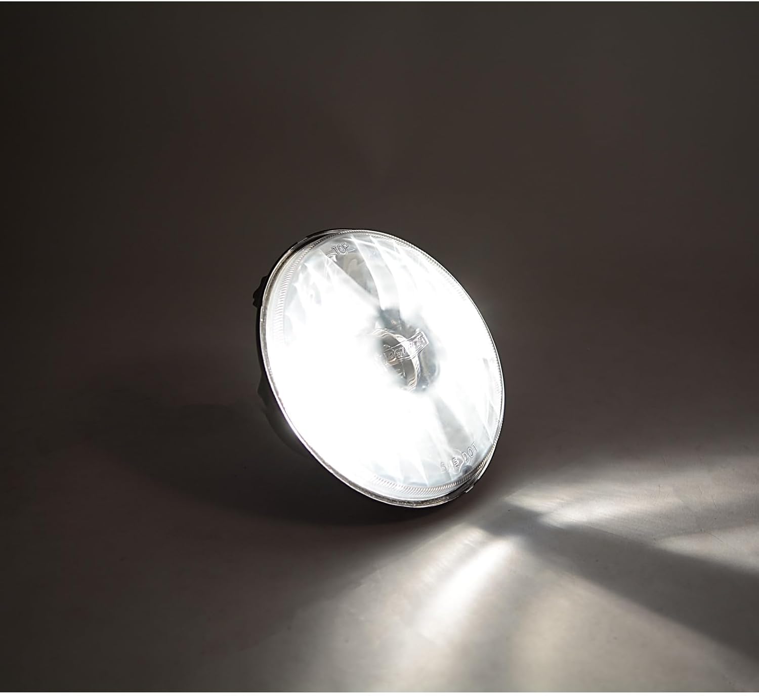 Octane Lighting 5-3/4" Halogen Smoke Gray Black Smoked Glass Headlight Headlamp Light Bulbs Set