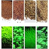 Mysteryhigh 4 Pack Aquarium Plant S.e.e.d Set, Aquarium Carpet,not Artificial Plastic Plant. for Fresh Water Fish Tank