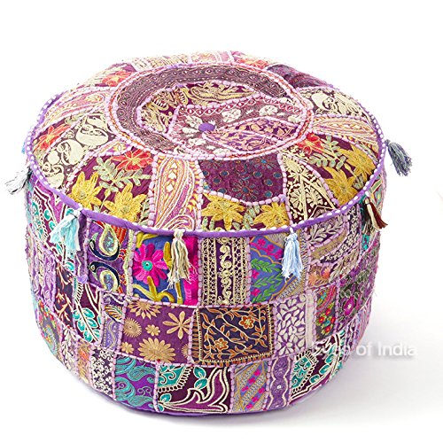 Eyes of India: de Colores Patchwork Puf