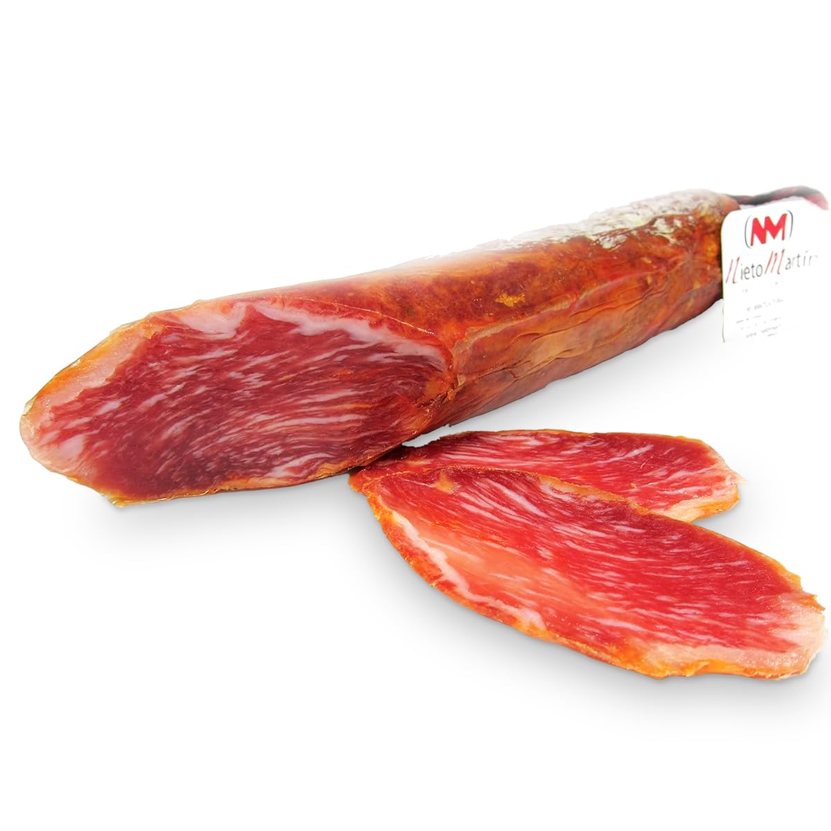 Lomo de Cebo Ibérico Raza 50% Ibérica Certificado - Elaboración Tradicional - Curación Natural - Envasado al Vacío - Pieza de 450-500 g - Nieto Martín