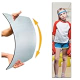 Unbreakable Mirror for Wall&comma; Full Body Mirror for Kids&comma; 4Pack 10 x10 inch&comma; Shatterproof Plexiglass Long Mirrors Fores Bedroom Closet&comma; Children Plastic Mirrors Non Glass Stick on Mirro