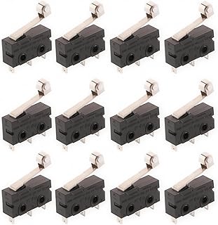 CESFONJER 12 pcs T125 Hinge Lever Type Miniature Micro Switch SPDT Snap Action Switch Snap Action for Arduino