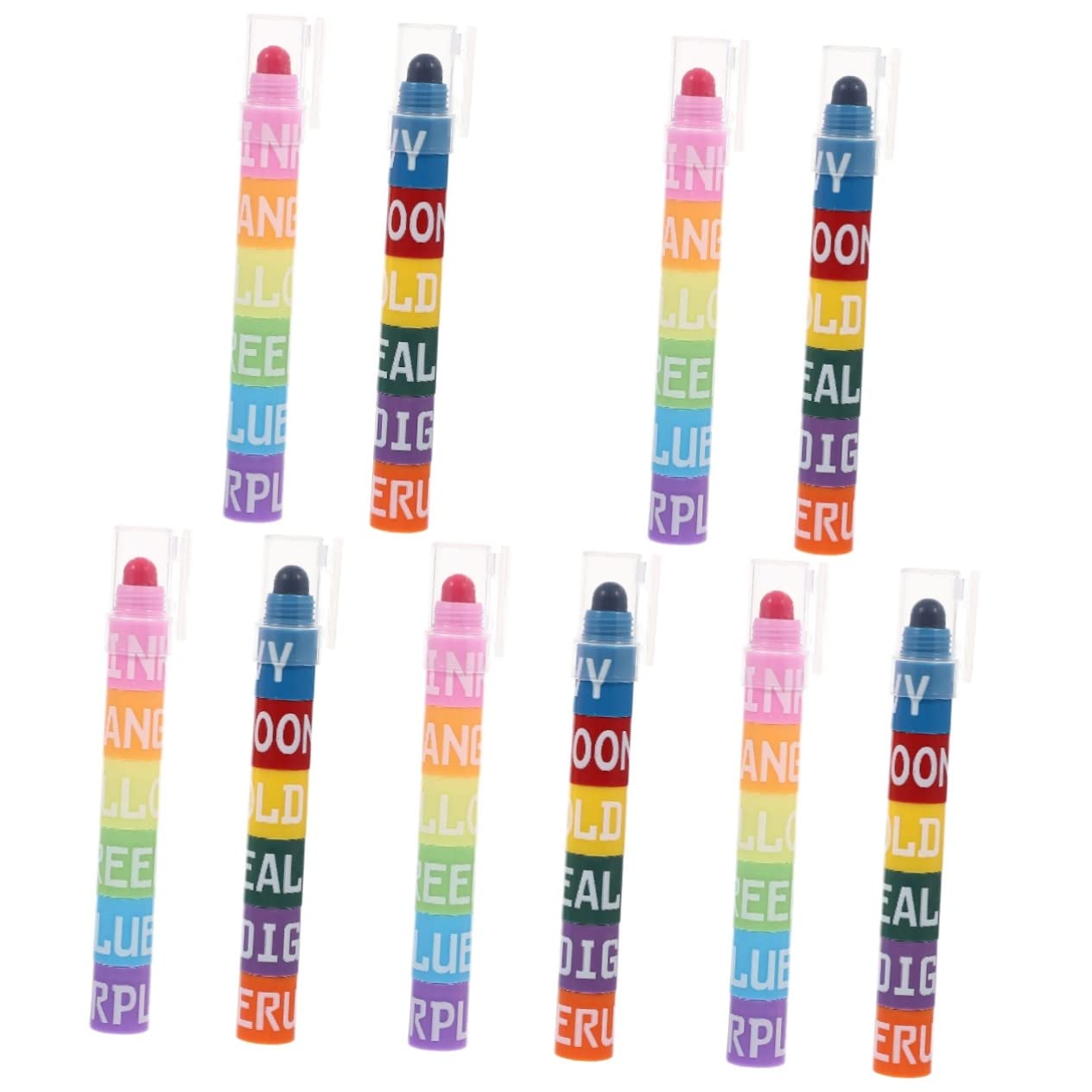 Abaodam 10ensembles Fluorescents Pour Étudiants De Outils De Surlignage Pour Des Notes Et Peindre