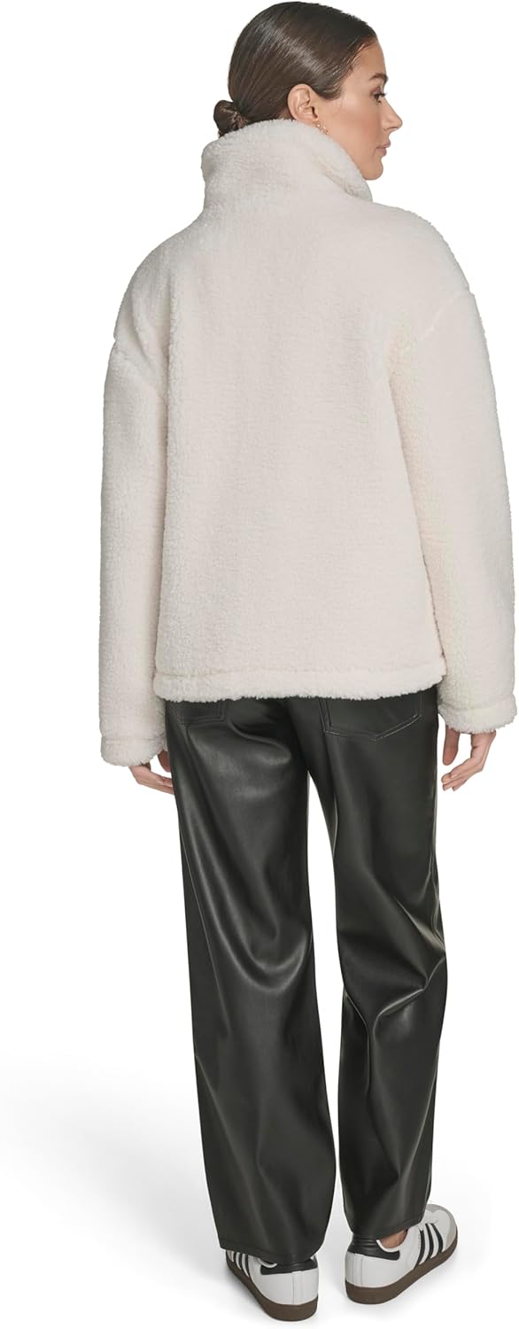 Levi's womens Sherpa Teddy Jacket (Standard & Plus Sizes) - Image 4