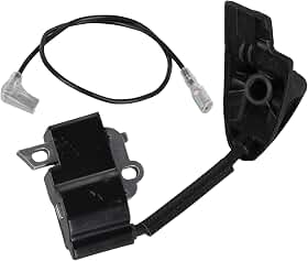 Bobina de ignição para BG56 BG86 BG86C SH86 SH86C para soprador de folhas, peça de substituição 4241 400 1307 com fio de ignição, componente de motor de metal