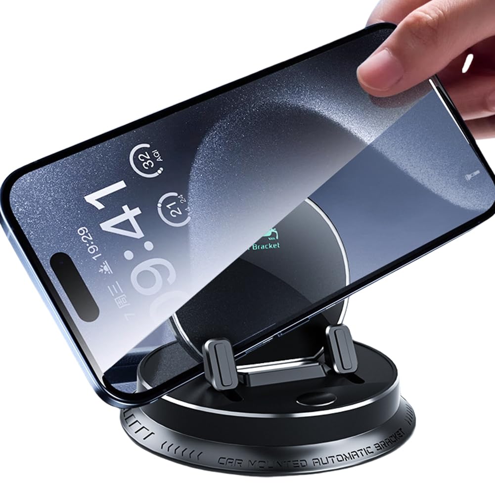 5PCS SAMACH PRZEDSTAWOWANIA PLEFELEK PRZEDBICIEJ 360 Stopie Rotation Pasjnik rozdzielczy Mocowanie telefonu komórkowego, anty-Slip & Ultra Stable Convone Telefone do samochodów z silikonową pod