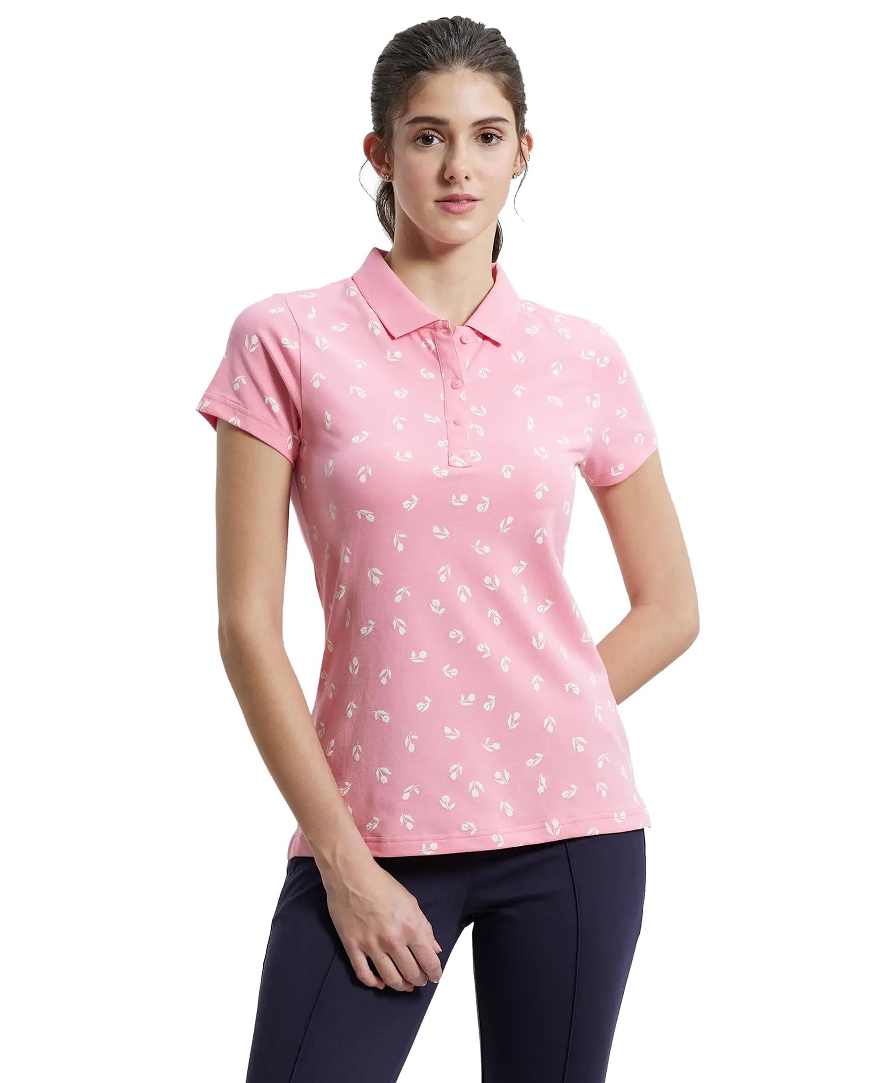 jockey Women's Solid Regular Fit Polo Shirt-picture-27