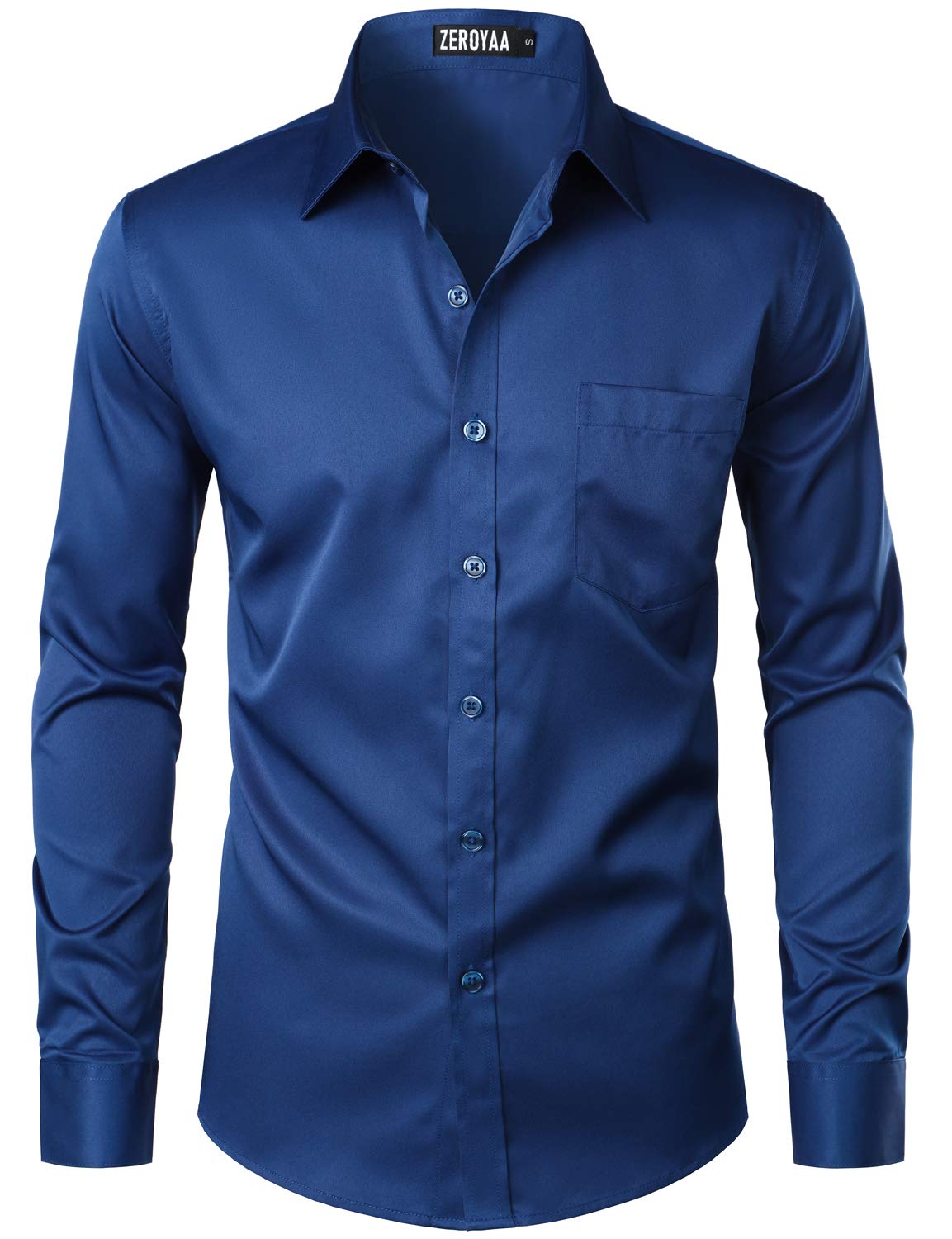 ZEROYAAmens Modern/Fitted Button Down Shirt (pack of 1)