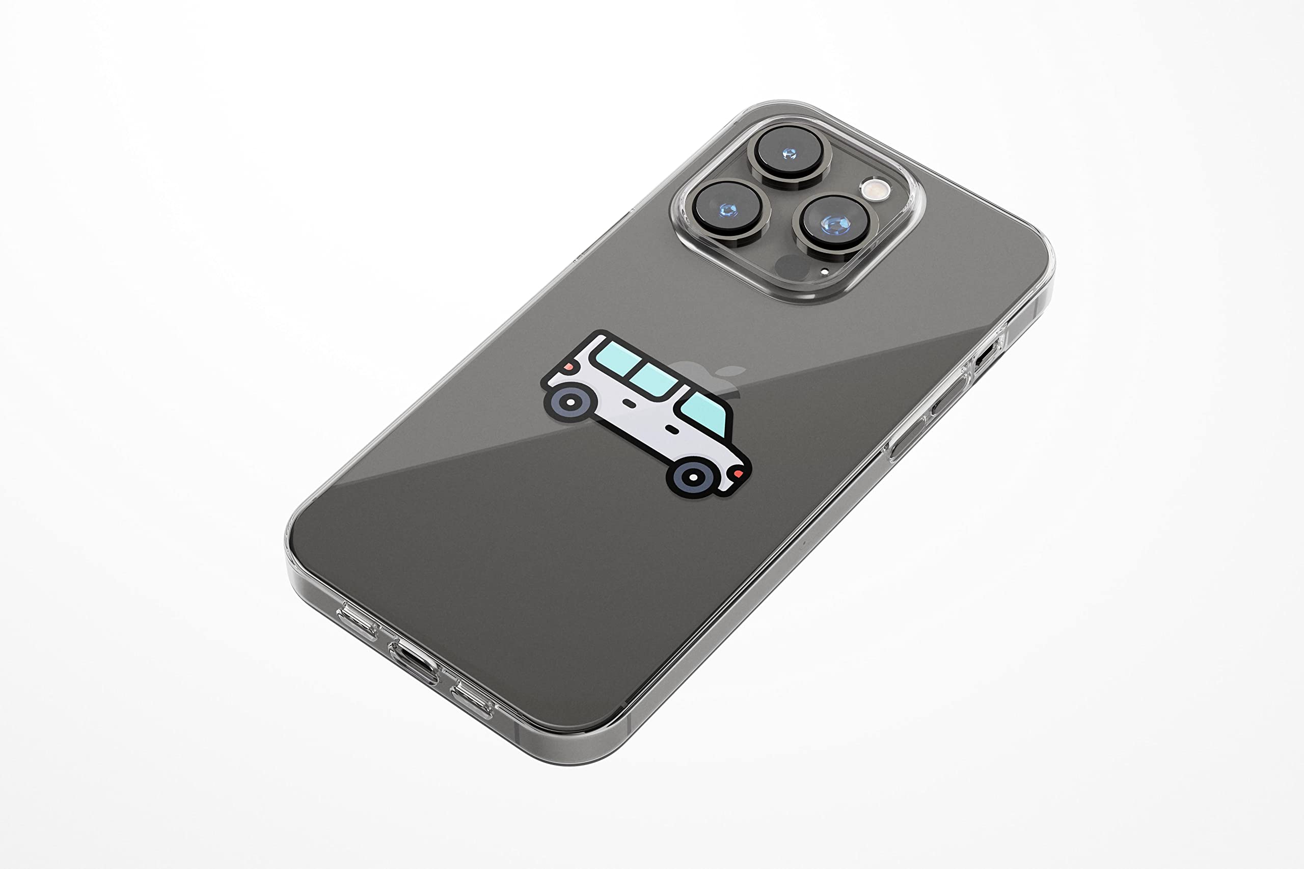 Bonateks, Digital Printed Case Compatible with iPhone 14 Pro, Mobile Phone Case, Protective Case, Shockproof, Silicone, Flexible, Transparent Mobile Phone Case