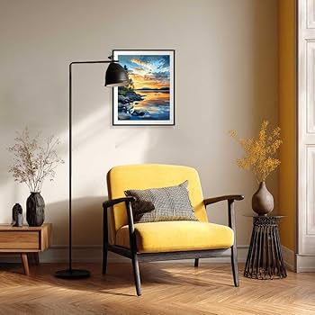 Dove、Lake Afternoon、希少画集画、新品額付 Paint by numbers - Lake view in Summer – Figured'Art