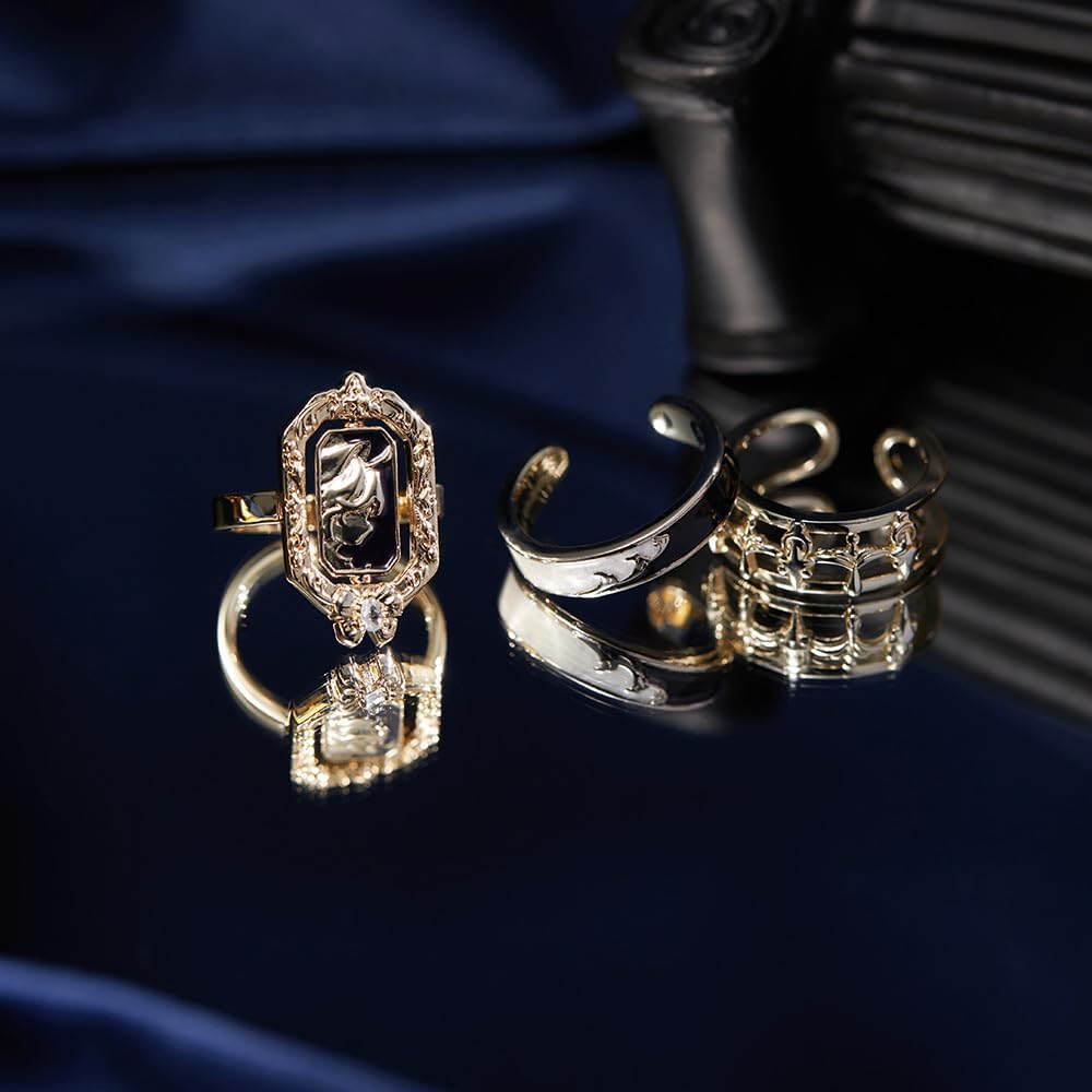 GENSHIN Impact Furina Impression Series - Layered Crown Band Ring - Image 2