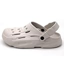 SVAAR Men Premium Comfortable Clogs || Effortless All-Day Ease with Supportive Back Strap Sandals Off White,6 UK gallery image