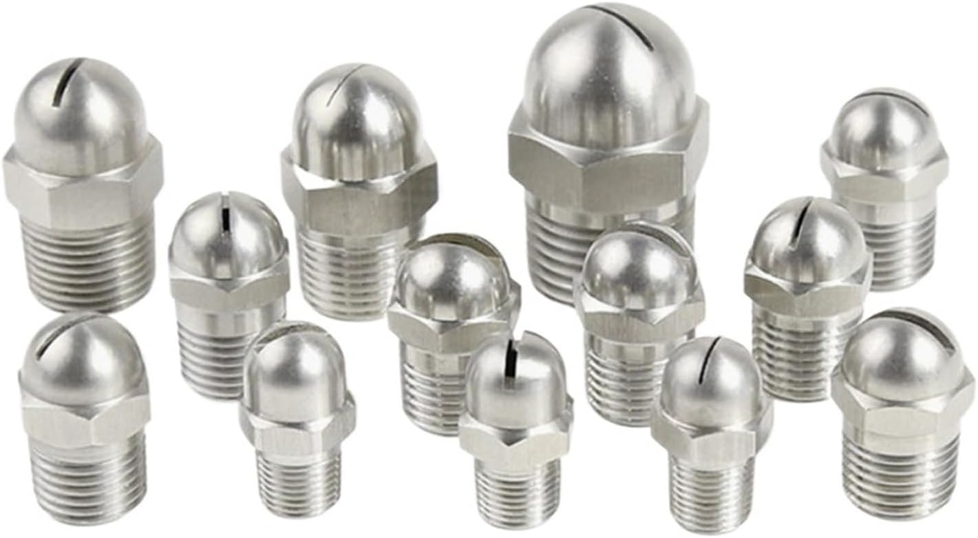 Stainless Steel Spiral Jet Spray Nozzle, Industrial Cleaning,blowing Wind Air Nozzles(3l8 aperture 0.6mm)