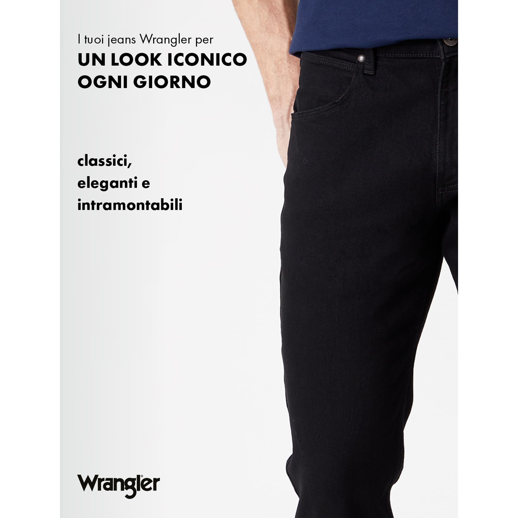 Wrangler Red Kabel Regular Jeans Uomo