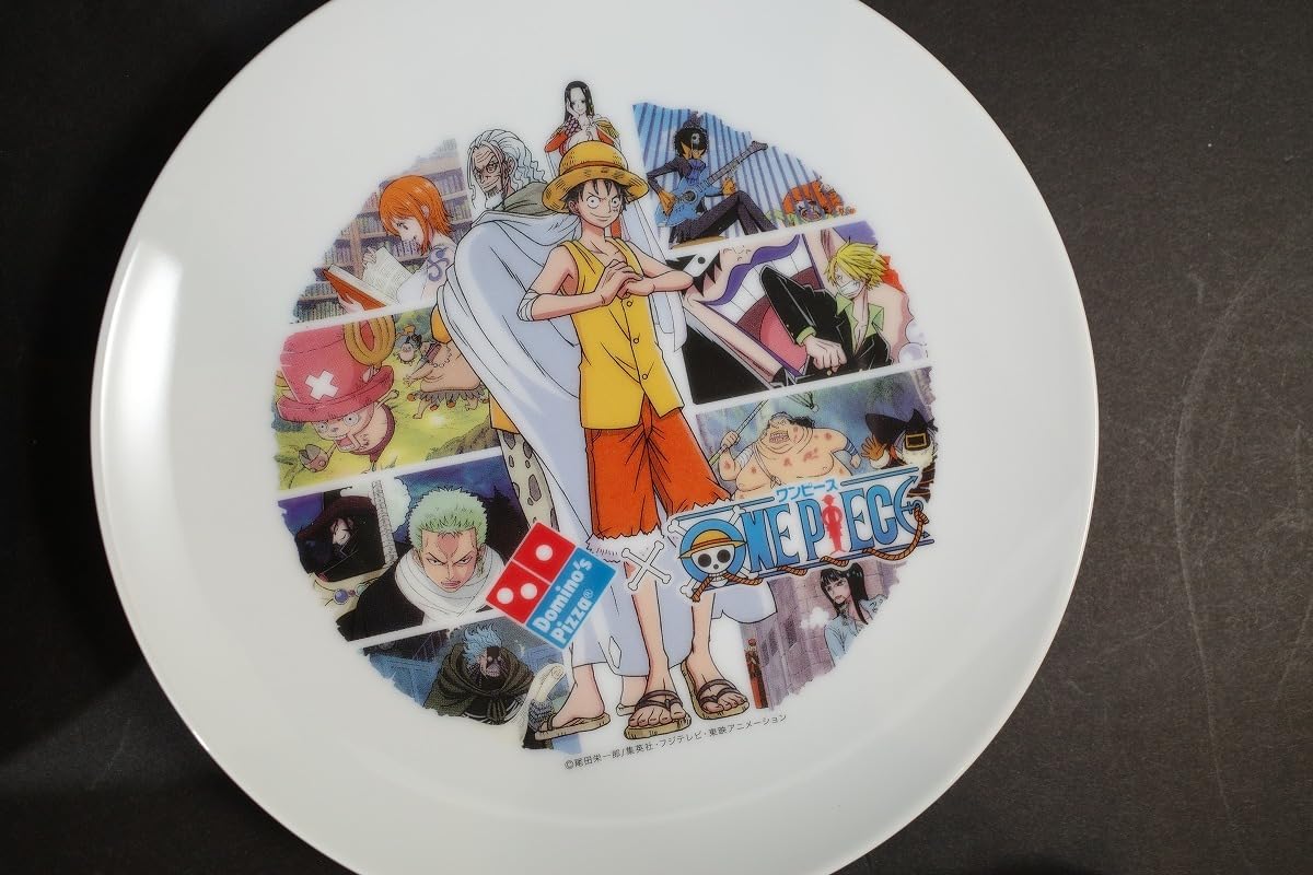 Amazon.co.jp: Domino's Pizza ワンピースONEPIECE プレートお皿