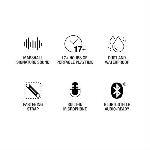 Miniatura 13 de Marshall Willen II - Altavoz portátil con Bluetooth, color crema