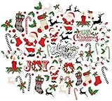 Paper Die Cuts - Merry Christmas - Over 60 Cardstock Scrapbook Die Cuts - by Miss Kate Cuttables