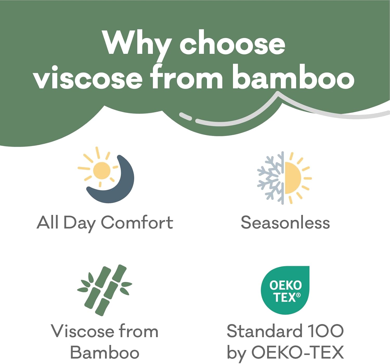 pureborn Toddler Little Kids Viscose From Bamboo Pajamas Set Short Sleeve Pjs Snug Fit Sleepwear 2pcs - Image 3