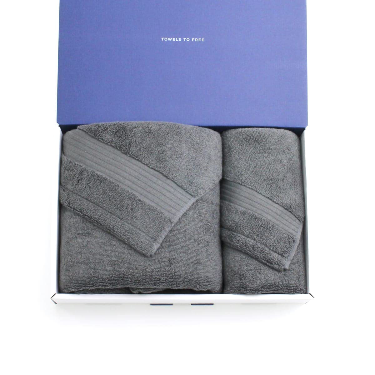 Imabari Towel Set, Dark Gray