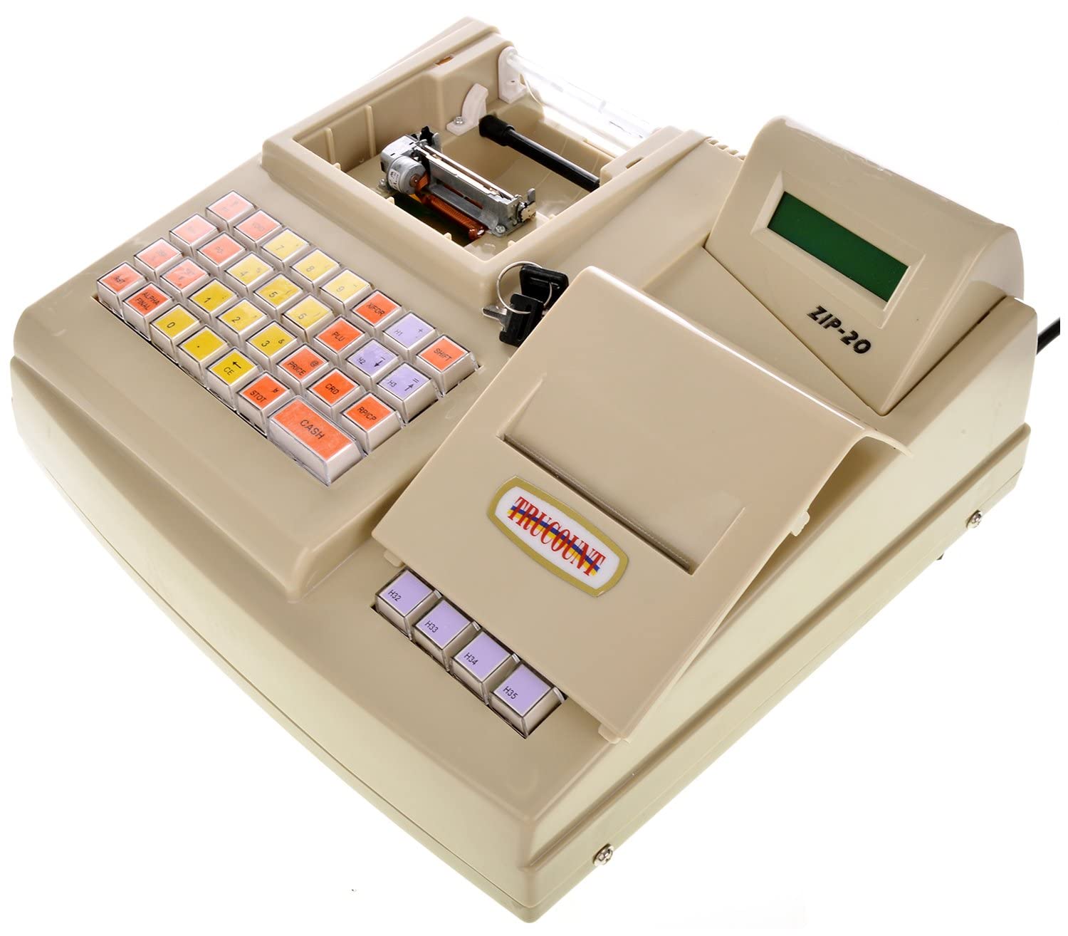 ZIP-20 Electronic Cash Register with LCD Display, Thermal Printer