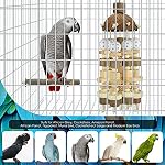 KATUMO Bird Toy, Large Parrot Natural Wooden Blocks Chewing Toy Suits for African Grey Cockatoos Amazon Parrots Large Medium Birds - Image 6