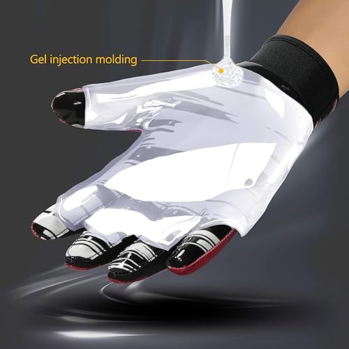 Miniatura 9 de NICEWIN Guantes de fútbol para adultos, guantes receptores de fútbol para hombres y mujeres