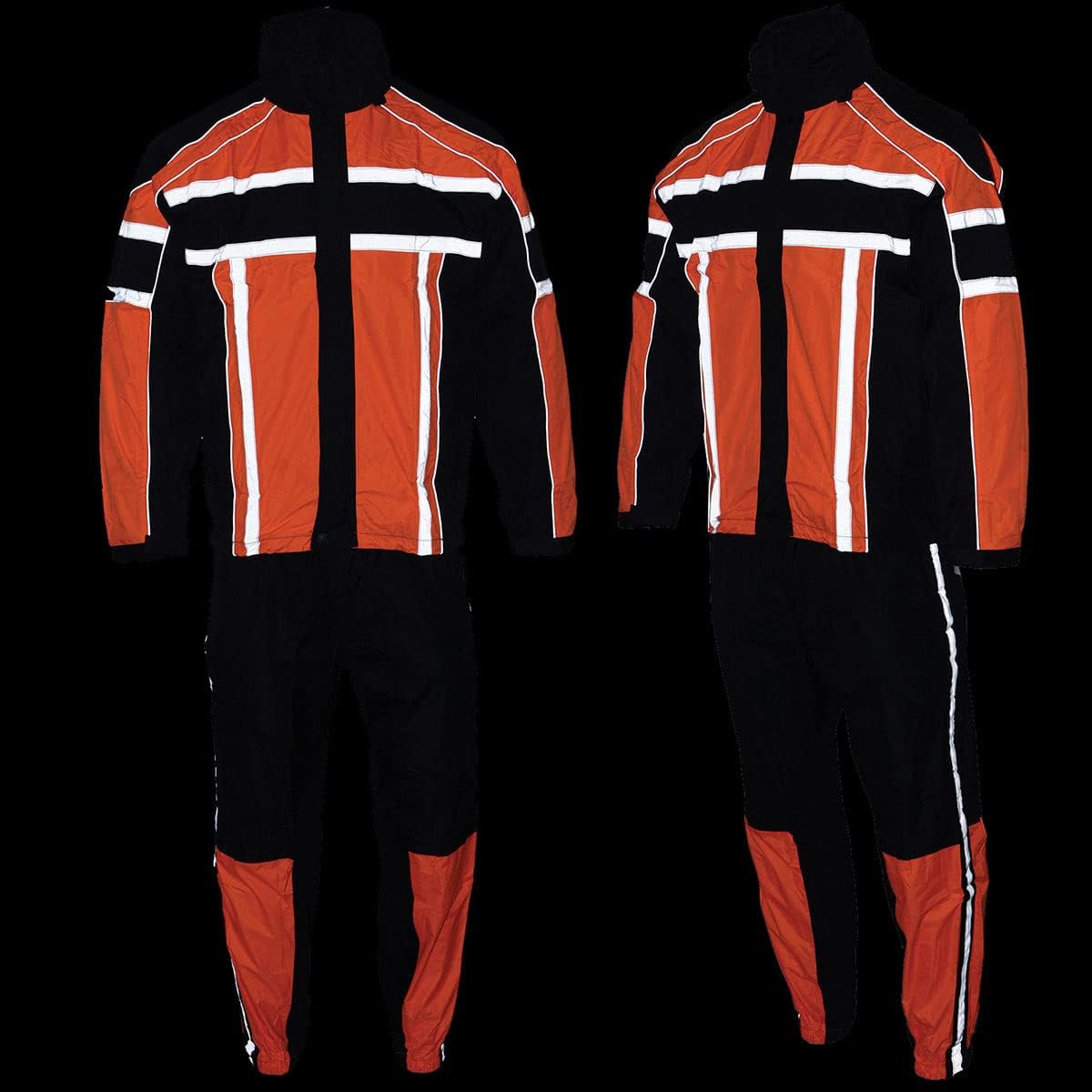 NexGen Men's Rain Suit - Black & Orange