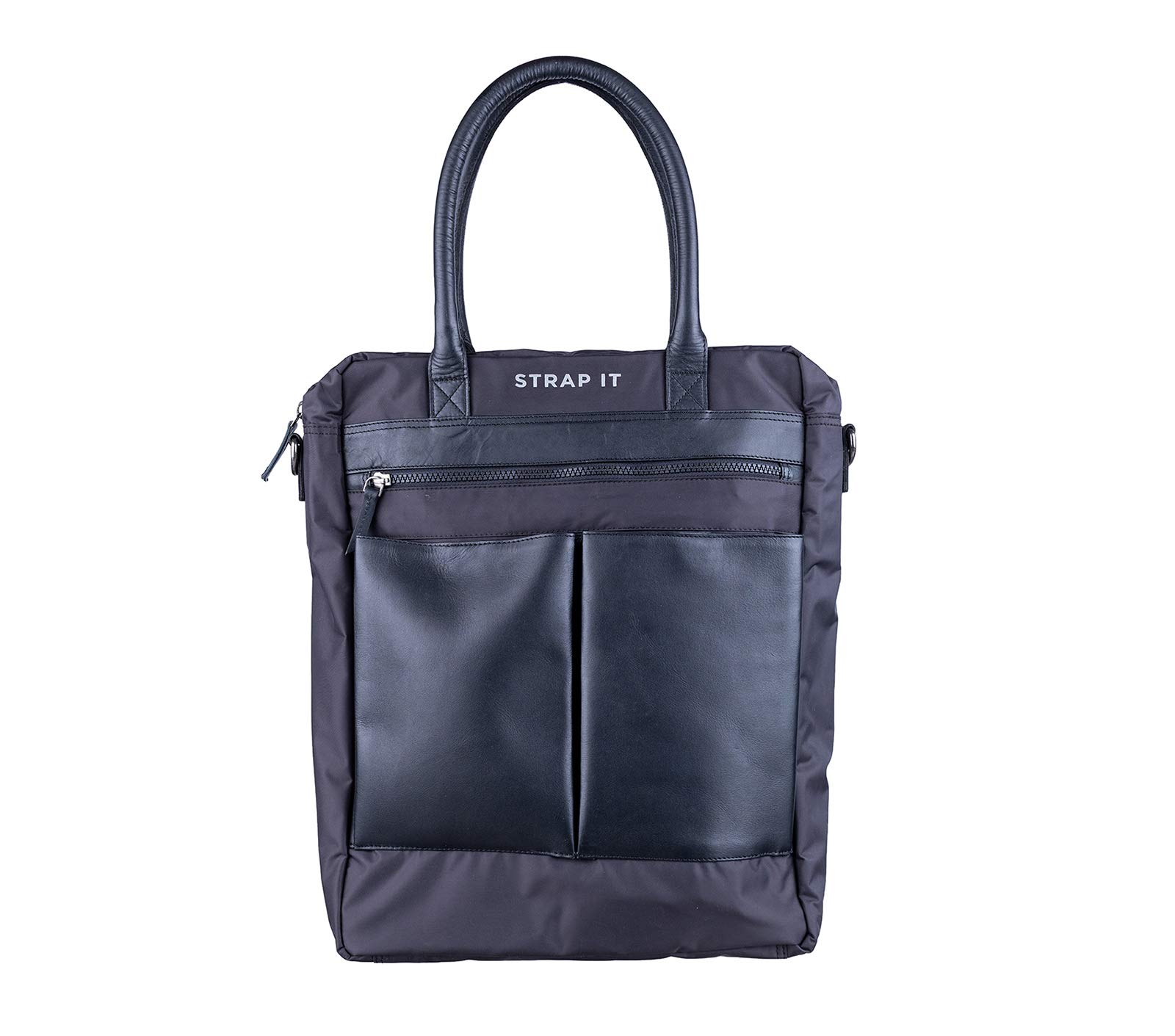 Strap It Leather Backpack for Women/Water Resistant Bag for Women/Leather Bag/Light weight Bag/Office Bag/Women Bag For Office/Casual Bag for Men/Laptop Bag