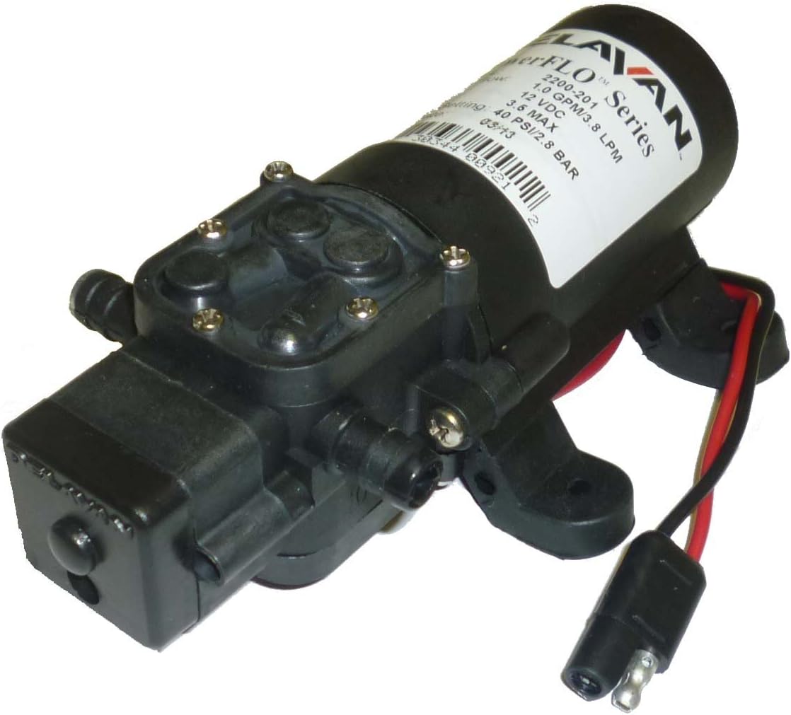 Delavan 2200 Series Diaphragm Pump 12V, 40 PSI, 1.0 GPM, Deman Pump by Delavan Ag Pumps, Inc