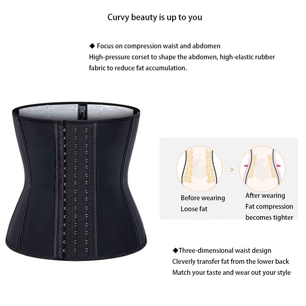Ceinture de Sudation Femme,Ceinture Abdominale,Ceinture Amincissante,Soutien du Dos,Fitness Sauna Perte de Poids,Ajustable Ceinture de Minceur,Noir,XL