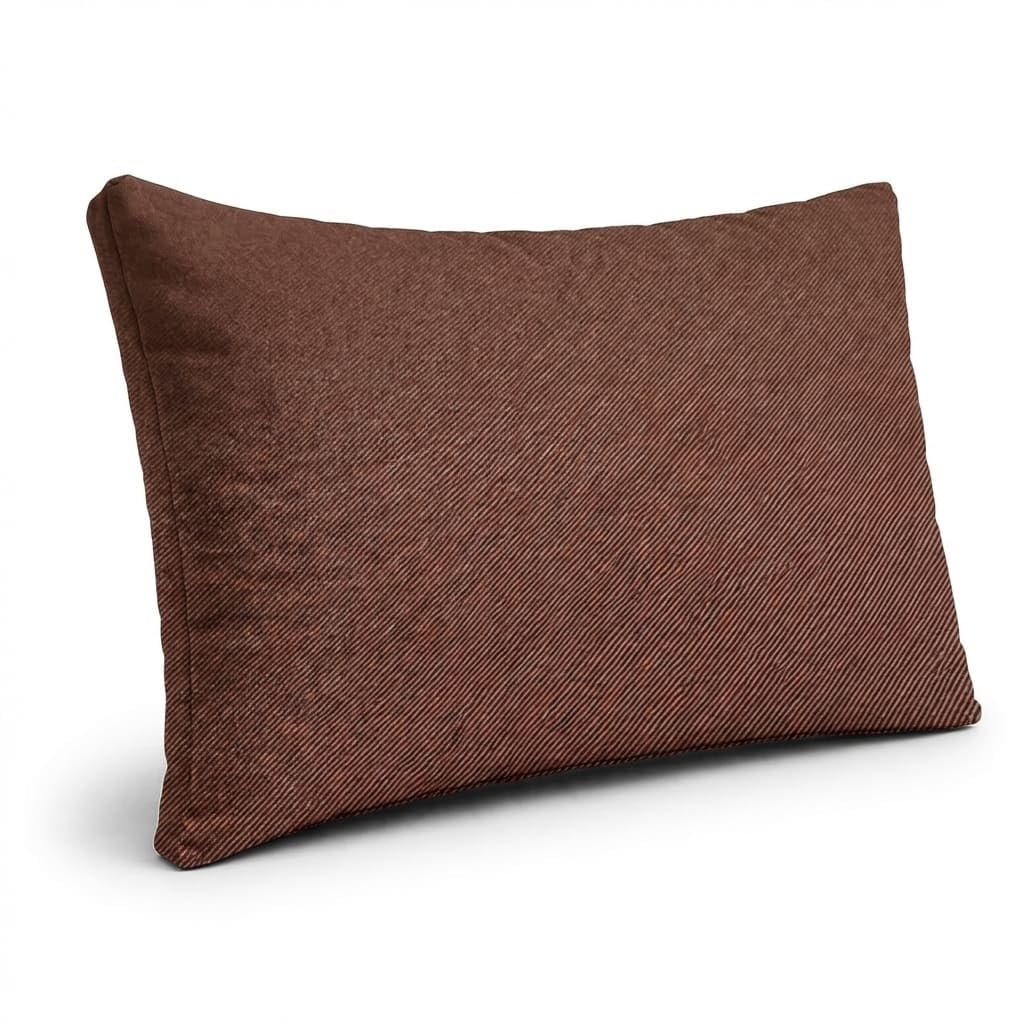 AMANSTYLE LTD Rattan Garden Furniture Cushions – Outdoor Replacement Cushion Pads for Patio Sofa, Conservatory & Garden Seating, Water Resistant Covers (Chocolate Brown, Back Cushion 67cm x 30cm)