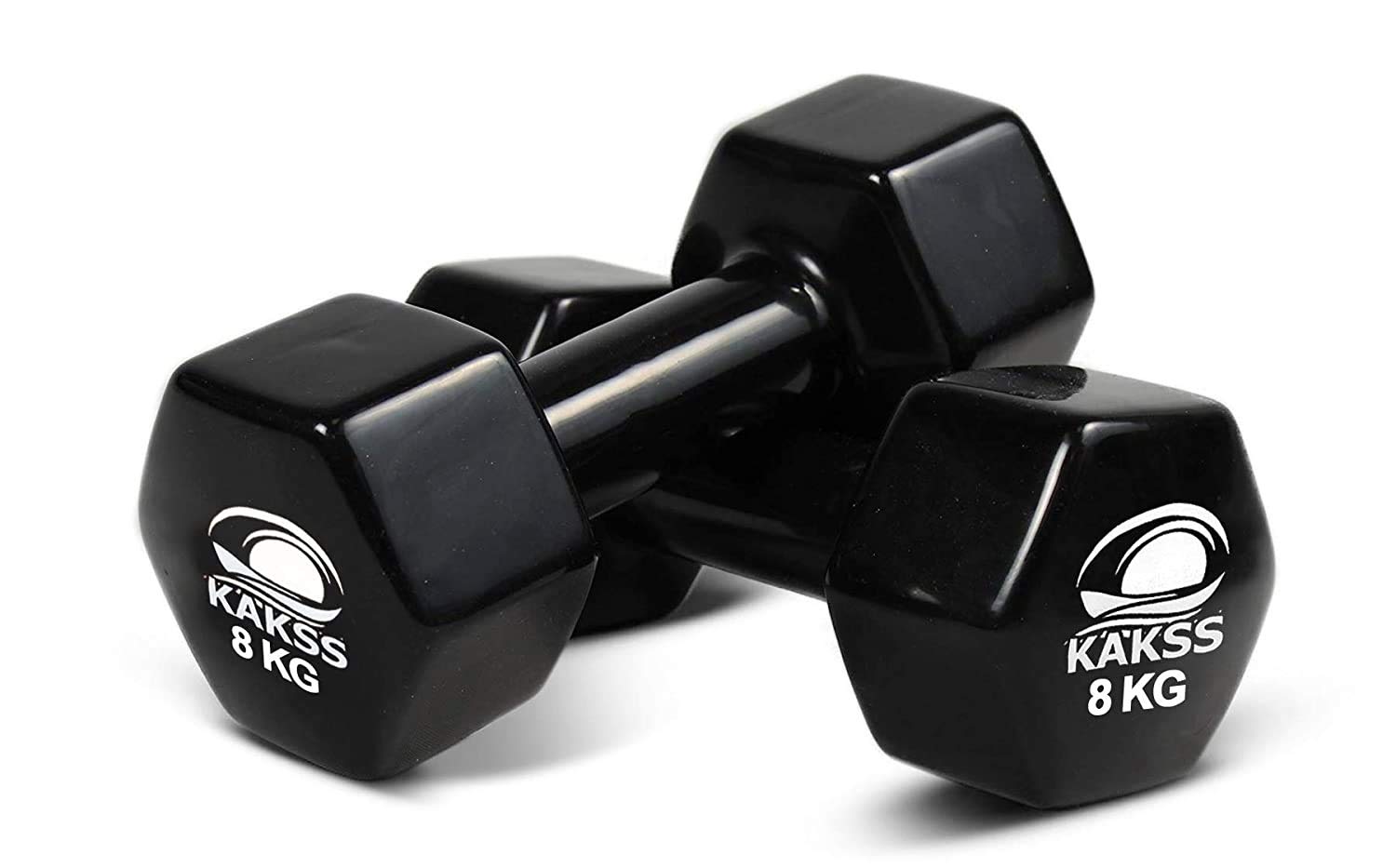 Kakss Cast Iron Vinyl Coated Dumbbells (8+8=16KG) (B08XW1667G) Amazon Price History, Amazon Price Tracker