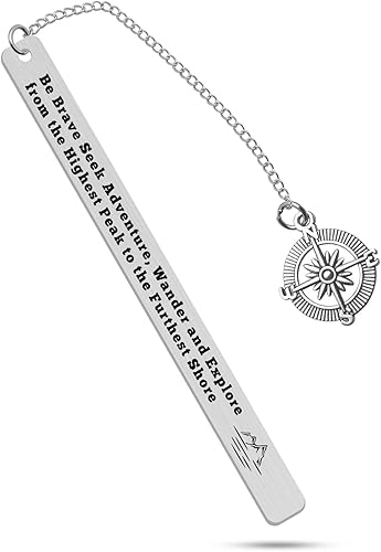 Regalos de aventuras, marcapáginas de aventura y montañas, regalo para amantes de la naturaleza, regalo para viajeros, naturaleza, senderismo al