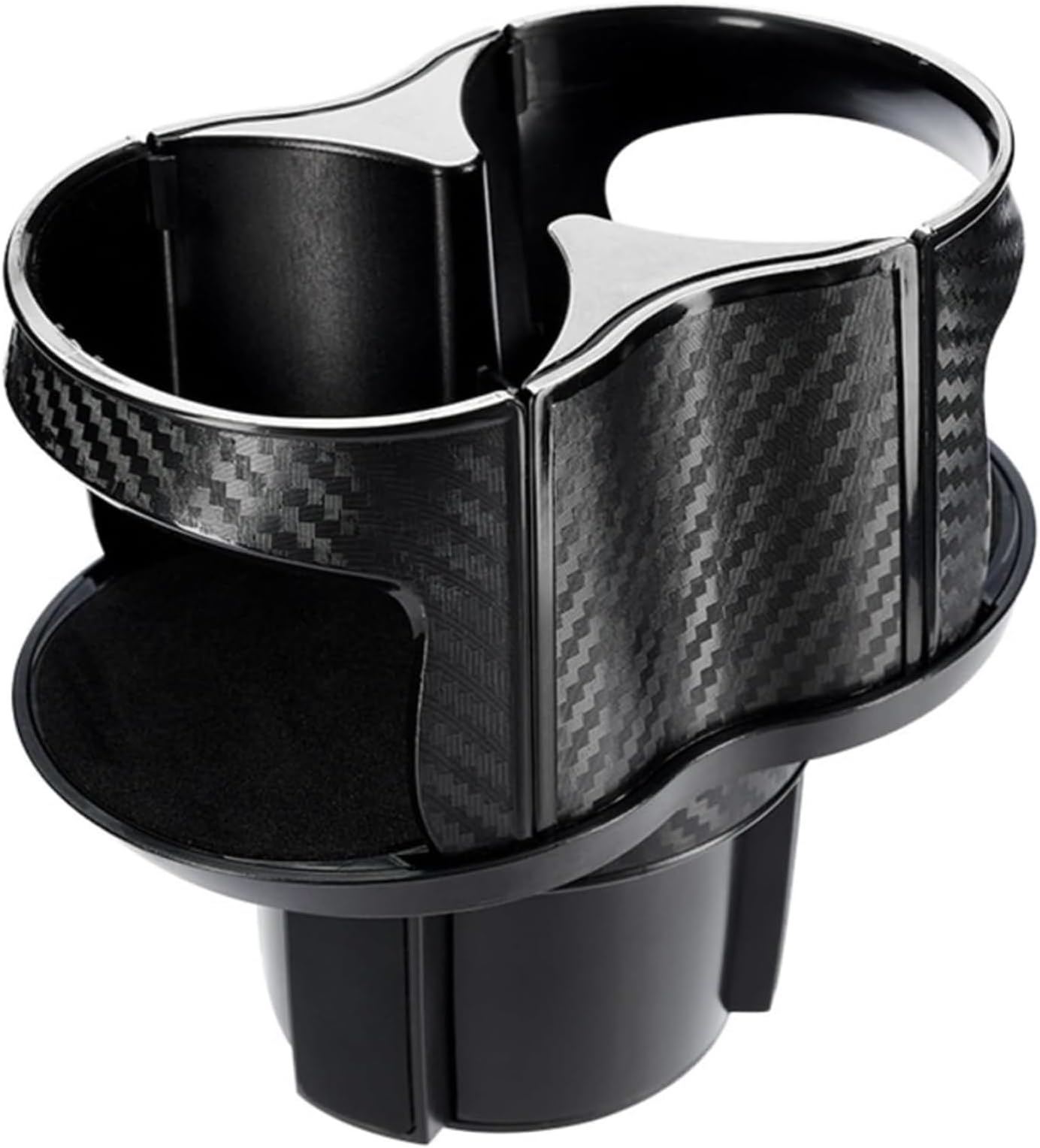 SANTUO Car Cup Holder Expander 2 In 1 Multifunctional Insert Double Car Cup Holders with Adjustable Base, Suitable for Most Water Cups and Bottles