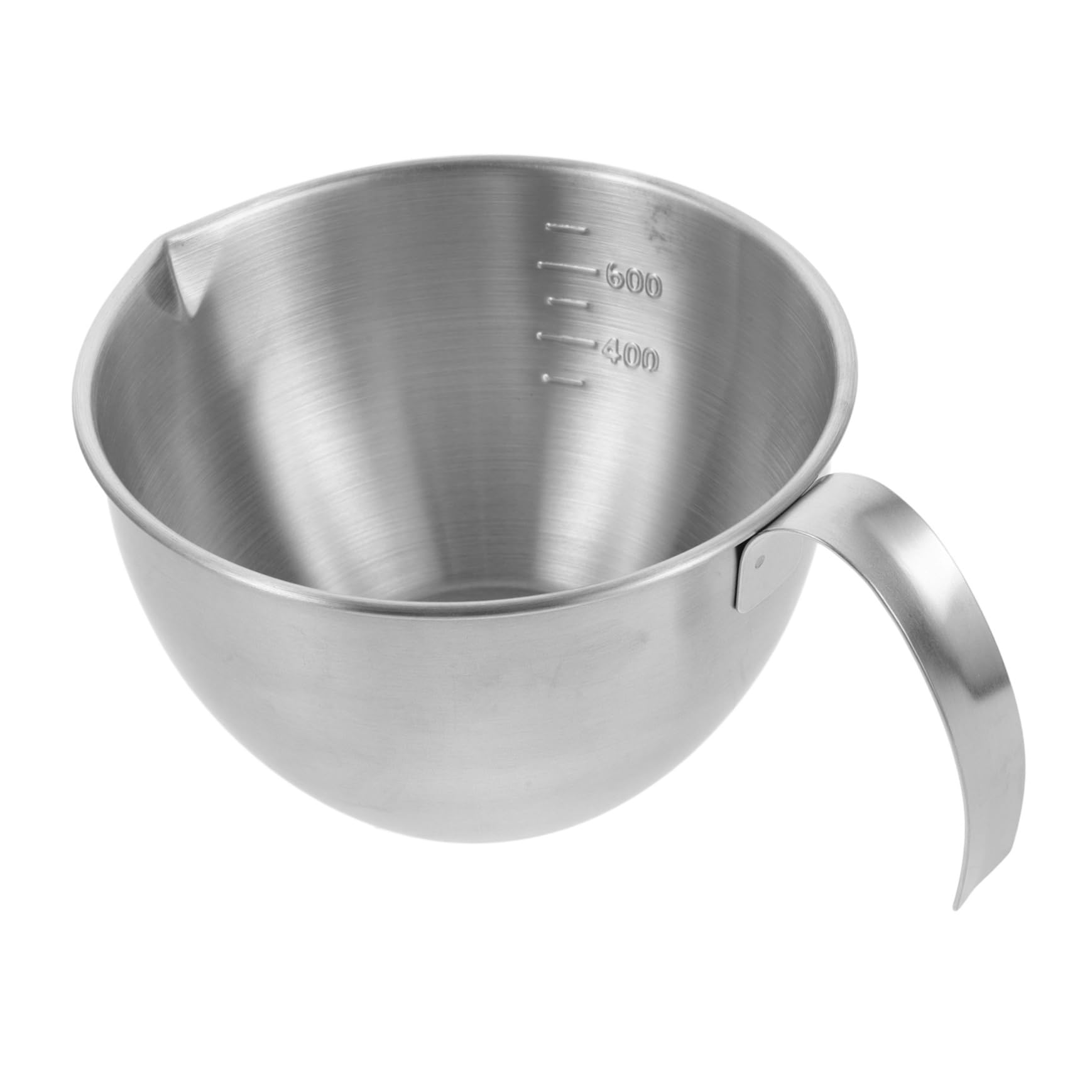 Cabilock 5 Piezas Cuenco de acero inoxidable tazón tazones de preparación cuencos nido verter el tazón de fuente para mezclar alimentos tazones de cocina para mezclar Silver