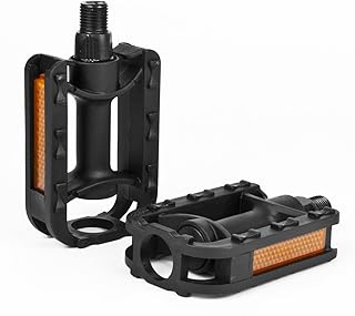 Komodo Kids Bicycle Pedals 1/2" Inch (NOT 9/16" INCH - PLEASE CHECK) Childrens Bike Flat Pedal Set