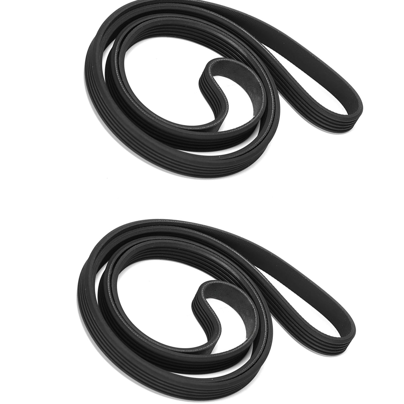 Limtula 2 Pieces Washer Dryer Belt For 5Epj1214 Black Rubber Replacement Part, 1214 Mm Drive Loop For Appliance Maintenance Tasks