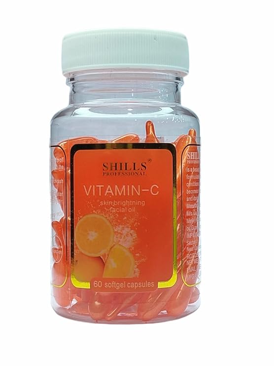 Shills Professional Vitamin C Skin Brightening Facial Oil Capsules