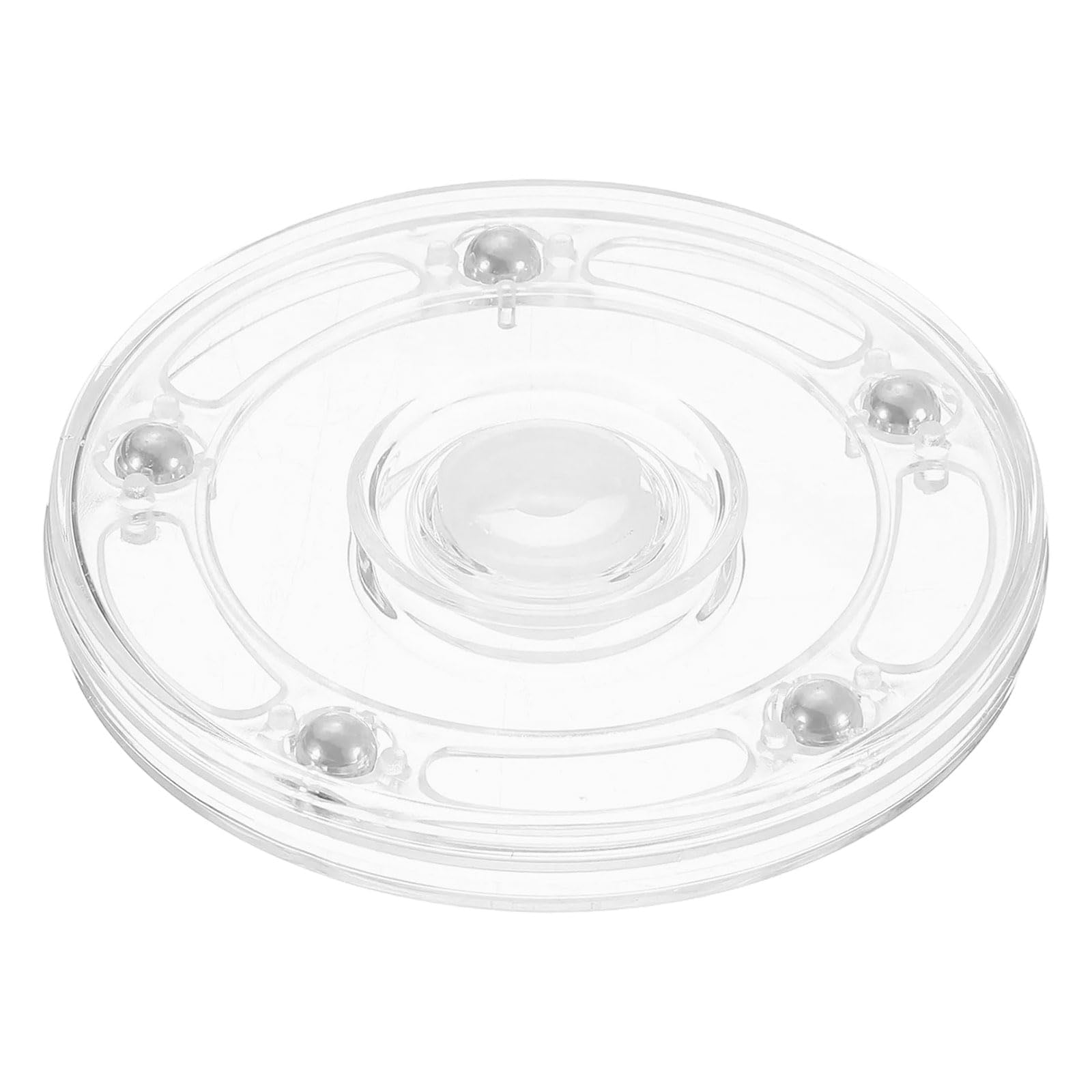 FACAILUO 360 Degree Manual Display Stand with Stable Base for Small Objects, Showcase, Home, Office, Store