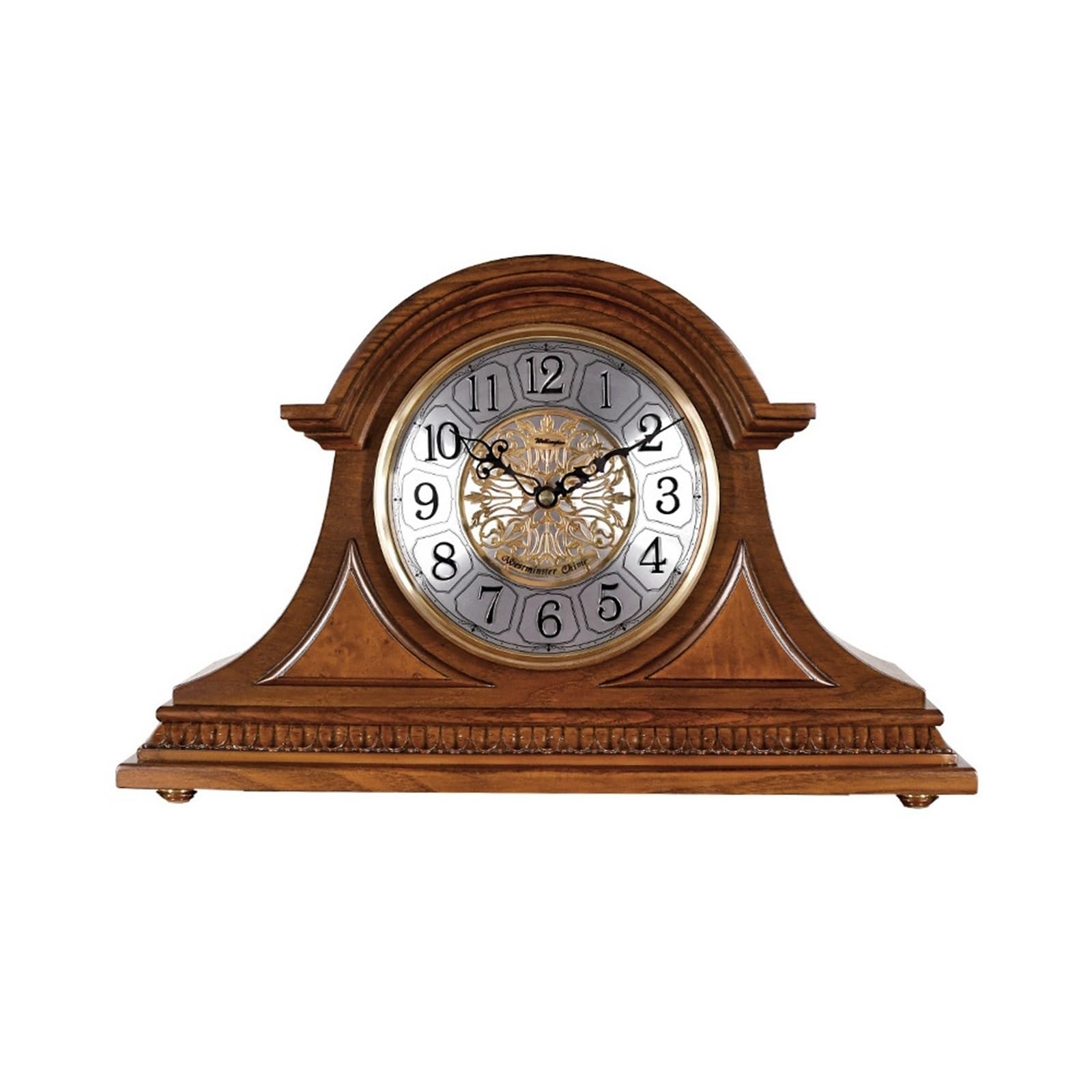 VHdryEDT Vintage Mantel Clock Fireplace European Table Clock Classical Living Room Study and Dining Ornament Easy To Read