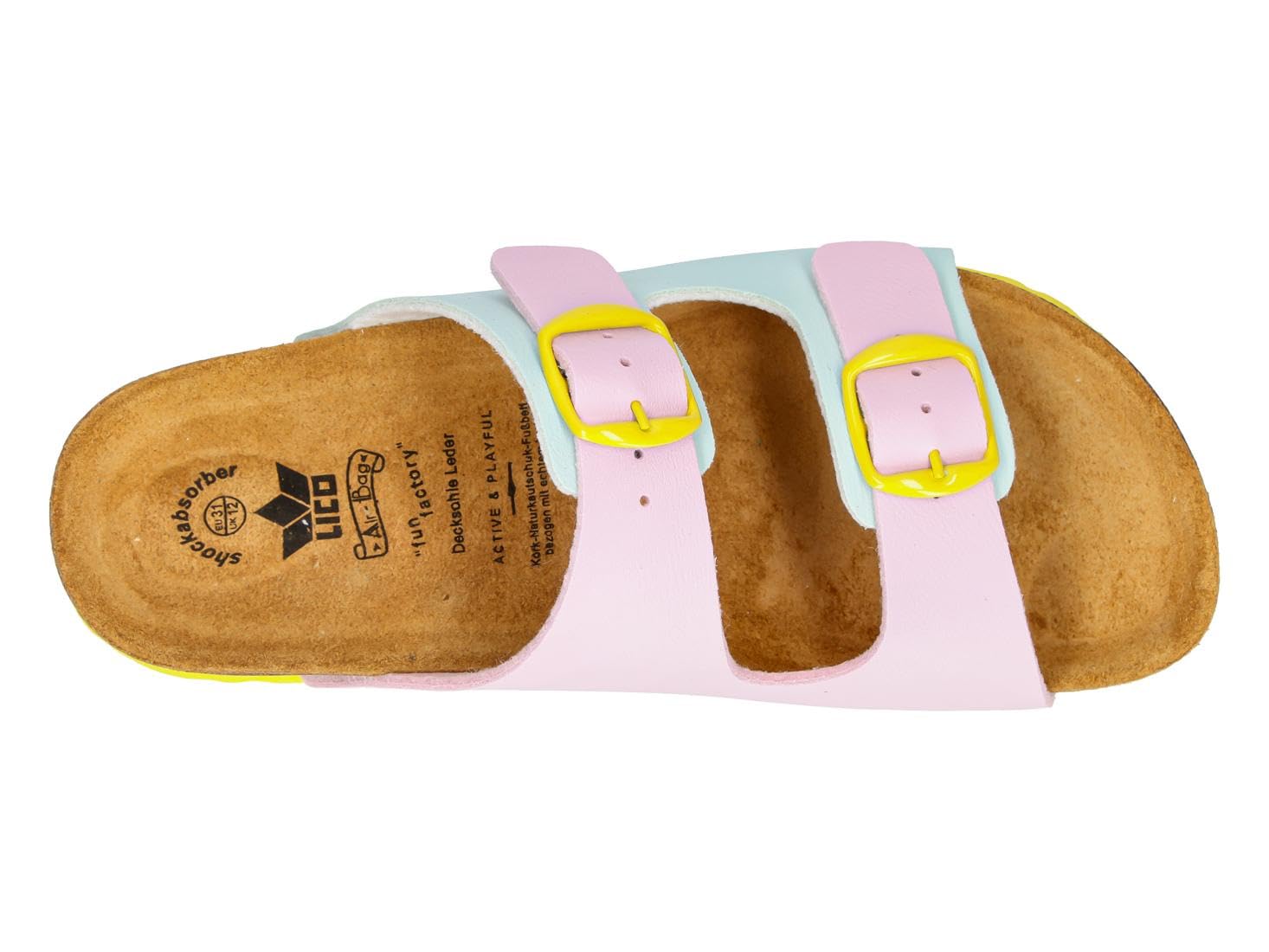 Lico Unisex Kinder Bioline Colored Kids Pantoletten