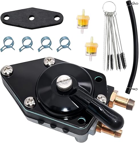 438559 Bomba de combustible apta para fueraborda Johnson Evinrude 25 35 50 65 70 75 85 88 90 100 105 115 125 135 140 HP, reemplaza #385784 433390