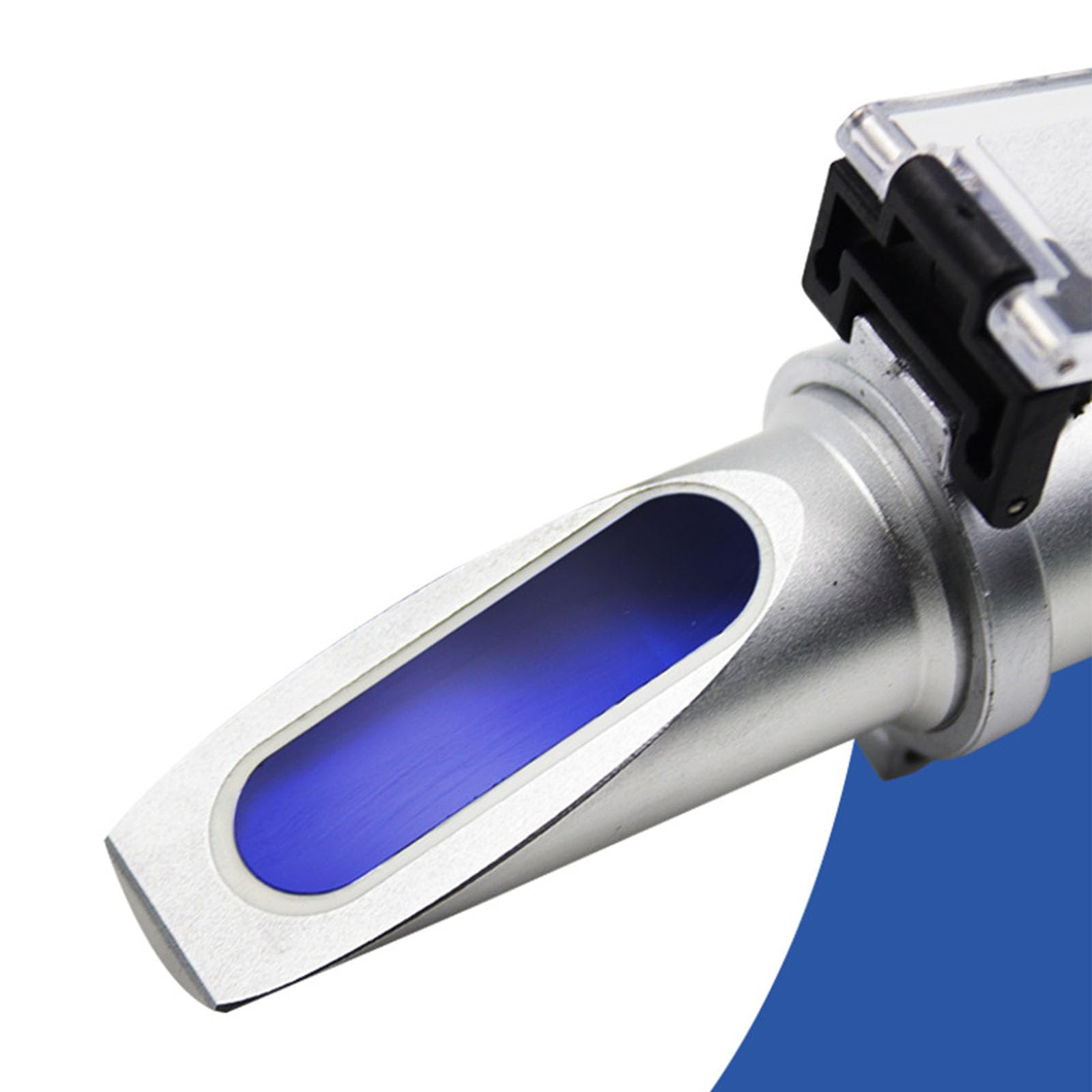 Medidor de concentración de sal de agua de mar, refractómetro de salinidad 0 a salinómetro 1.000-1.070 para acuario, refractómetro portátil de salinidad de mano